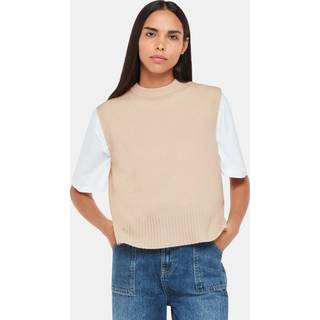 Whistles Whistles Cream Wool Sleeveless Tank