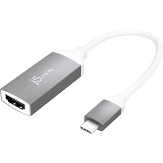 J5 USB-C til 4K HDMI adapter - sølv