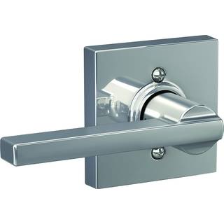 Schlage F170 Lat 625 Col Latitude Lever med Collins trim ikke-drejende dummy dørhåndtag Bright Chrome