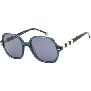 Carolina Herrera HER 0106/S XP8/KU 55 Solbriller Kvinder Blue - Transparent Aegean Blue - 55mm