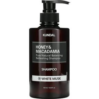 KUNDAL Honey & Macadamia White Musk Naturlig shampoo til tørt og skadet hår 500 ml - 500 ml