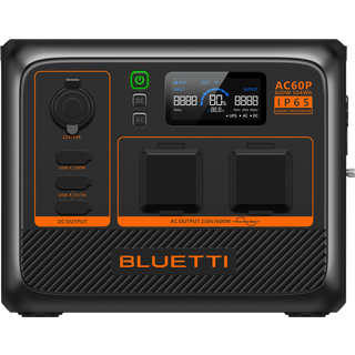 BLUETTI Bluetti AC60P - Bærbar Power Station - 504 Wh