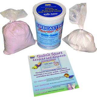 Life Casting Starter Kit med alja-sikker alginat