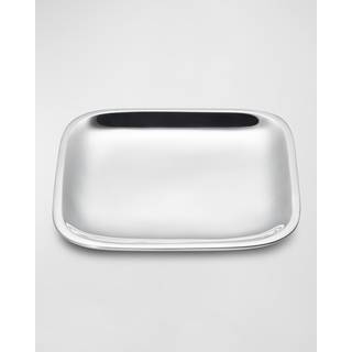 nambe firkantet accentbakke | Ovnens sikker plade til servering af mad til festunderholdning | 6-tommer serveringsbakke til bøf appetitvækkere el
