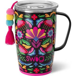 Swig Life 18oz rejse krus Isoleret tumbler med h?ndtag og l?g rejse kaffekus cup Holder Venlig rejse krus rustfrit st?l 18 oz tumbler genanvendel