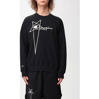 Rick Owens x ChampionÂ® embroidered cotton sweatshirt - black - EU 46