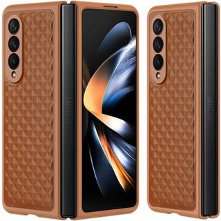 Samsung Galaxy Z Fold4 5G - DUX DUCIS Venice ægte cover - Brun