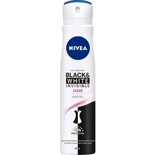 NIVEA Invisible Black & White Clear Antiperspirant på spray til kvinder 150 ml - 150 ml