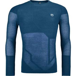 Ortovox Merino Thermovent L/S Merinolongsleeve Herrer størrelse S farve blå