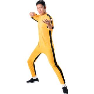 Bruce Lee Yellow Adult Costume Jumpsuit | LG/XL