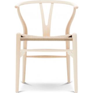Carl Hansen - CH24 Y-Stolen Ask - Tvålad/Naturflätat papperssnöre - Spisebordsstole - Hans J. Wegner - Træ farvet - Papir/Træ