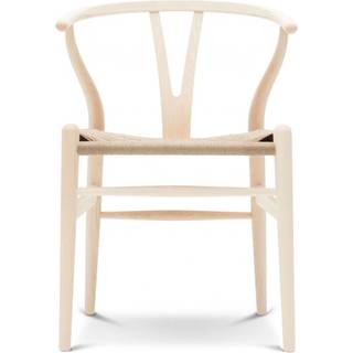 Carl Hansen - CH24 Y-Stolen Ask - Tvålad/Naturflätat papperssnöre - Spisebordsstole - Hans J. Wegner - Træ farvet - Papir/Træ