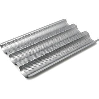 Städter Baguetteblech Baguetteform Antihaftbeschichtet Baguette Backform 37x24cm