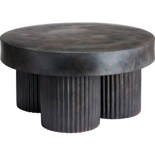 NORR11 Gear sofabord lavt Ø70 cm Earth (brun/sort)