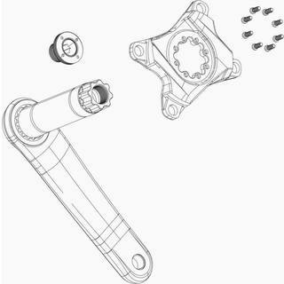 SRAM Bash Guard Single Impact/Bash Guard Kit 30T For 30T XX D1