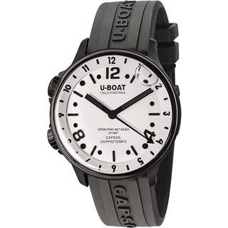 U-Boat 8889 Capsoil Doppiotempo DLC GMT Herrenuhr 45mm 10ATM