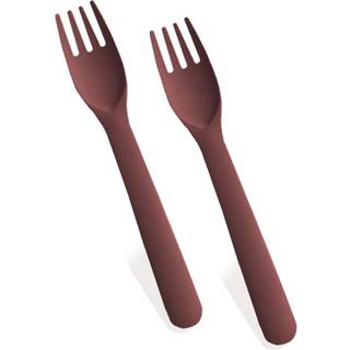 Cink Gaffel 2-pak Beet - Børnebestik Polypropylen Beetroot - 760412604622