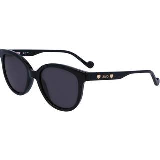 Liu Jo Junior LJ3609S 001 Solbriller Bio-injekt Sort Grå Cat Eye Normal Normal