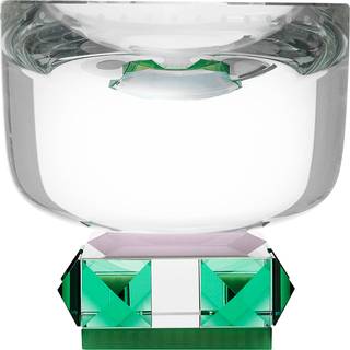 Reflections Copenhagen Michele De Lucchi - 'Virginia' bowl in Green Crystal