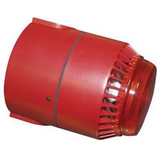 Sirene fl/rl/r/d med indbygget blitzlampe