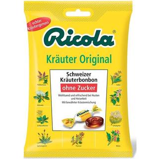 Ricola Schweizer Urter/uden sukker 75 g.