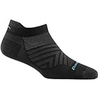 Darn Tough Women's Run No Show Tab Ultra-Lightweight Løbesokker Damer størrelse L farve sort