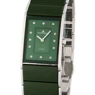 Jacques Lemans 1-1940I Dublin Keramik Damenuhr 24 x 28 mm