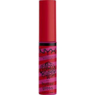 NYX Professional Makeup Butter Gloss Candy Swirl Læbeglans Skygge 04 Candy Apple 8 ml - 8 ml