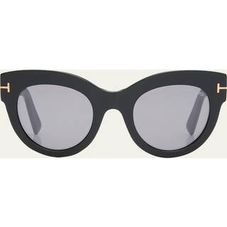 Tom Ford FT1063 LUCILLA 01C 51 Solbriller Kvinder Black - Shiny Black - 51mm
