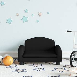 Sofa Til Børn Stof - Sort / 50 x 40 x 30 cm