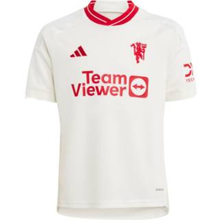Manchester United 23/24 Kids tredjetrøje - Cloud White - 128