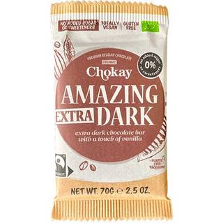 Chokay Bar Amazing Extra Dark Økologisk - 70 g