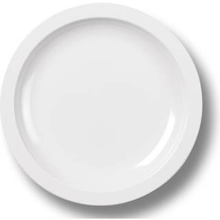Hamlet Desserttallerken fra Rosti - Hvid farve - Melaminplast