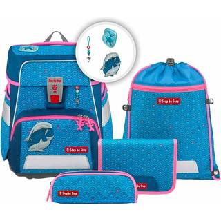 Step by Step SPACE Schulranzen-Set Dolphin Pippa, 5-teilig
