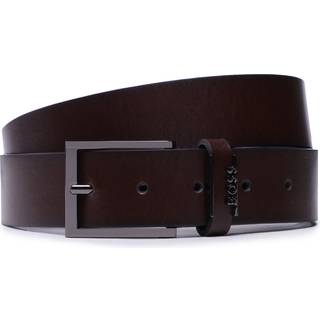 BOSS Black Herren Gürtel braun Glattleder