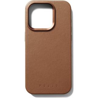 Mujjo iPhone 15 Pro Leather Cover - MagSafe Kompatibel - Sort