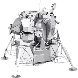 Fascinations Metal Earth 3D Apollo Lunar Module Modelbyggesæt - 14+år
