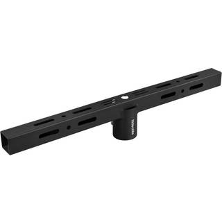 Mastetop lineær 2-4 armaturer sort