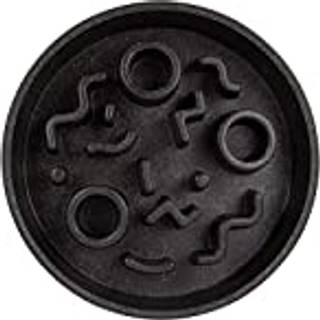 District 70 bamboo cat slow feeder, dark grey