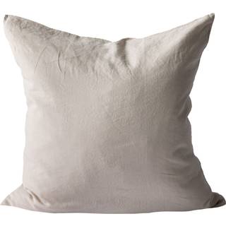 Tell Me More Linen Pudebetræk 65x65 Cm Varm Gråt - Pudebetræk Hør Varmgrå - 388879