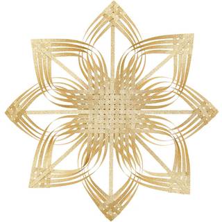 Paper Poetry Web-Stern Größe L 270g/m2 - Glitter Gold