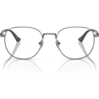 Persol Unisex PO1007V 513 Optiske stel Metal Grå Transparent Pillow Normal - Grå