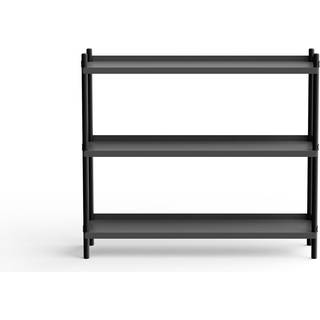 NINE - BOLT Shelving 1000 - 3 shelves Oak Natural White - Hylder & Reolsystemer - Lennart Ebert - Hvid - Metal/Træ