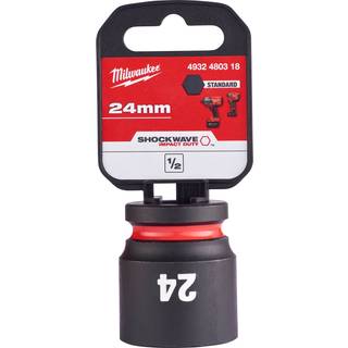 Milwaukee Shockwave Impact Duty Krafttoppe 1/2" firkant 24 mm