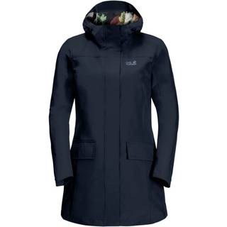 Jakke til dame - Jack Wolfskin Stormy Point 2L JKT W - Navy blå - XS