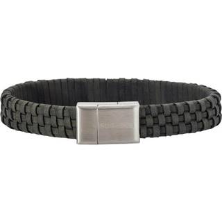 Son of noa gråbrunt flettet læderarmbånd