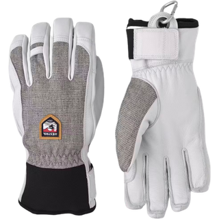 Hestra Women's Army Leather Patrol 5 Finger Handsker Damer størrelse 7 farve grå