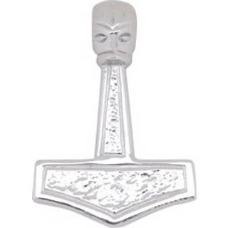Thors hammer vedhæng i rhodineret sølv