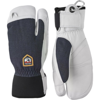 Hestra Army Leather Patrol 3-finger skihandsker, marin