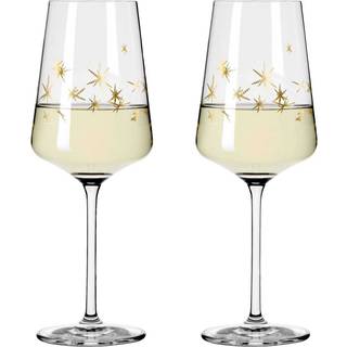 Ritzenhoff Celebration Deluxe Hvidvinsglas Stars 2-pak 40 Cl - Vinglas Krystalglas Klar - 6141012